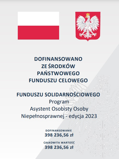 ASYSTENT OSOBISTY OSOBY NIEPEŁNOSPRAWNEJ - EDYCJA 2023